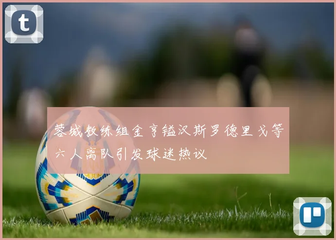 蓉城教练组金亨镒汉斯罗德里戈等六人离队引发球迷热议